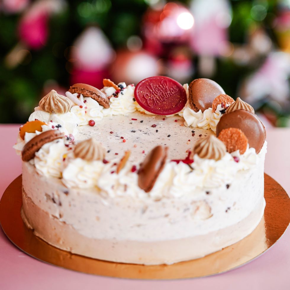 Kerst ijstaart beso doble - karamel