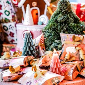 Feestelijke cadeaubon voor onder de boom