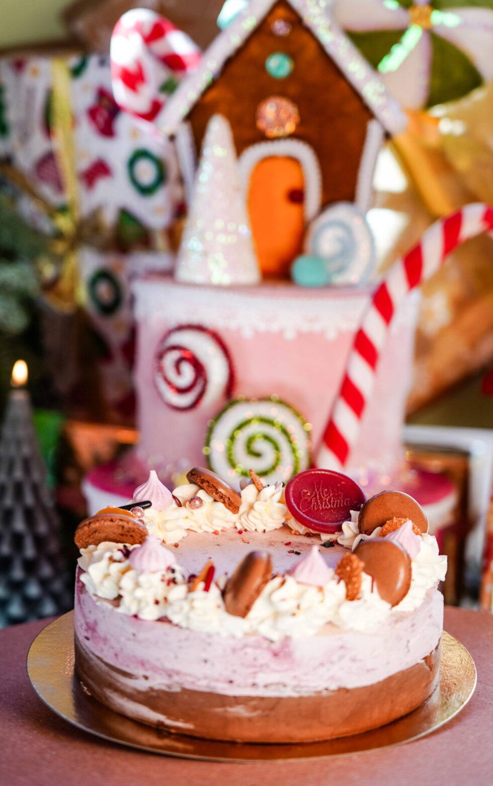 Kerst ijstaart cherry mania - chocola - Afbeelding 2