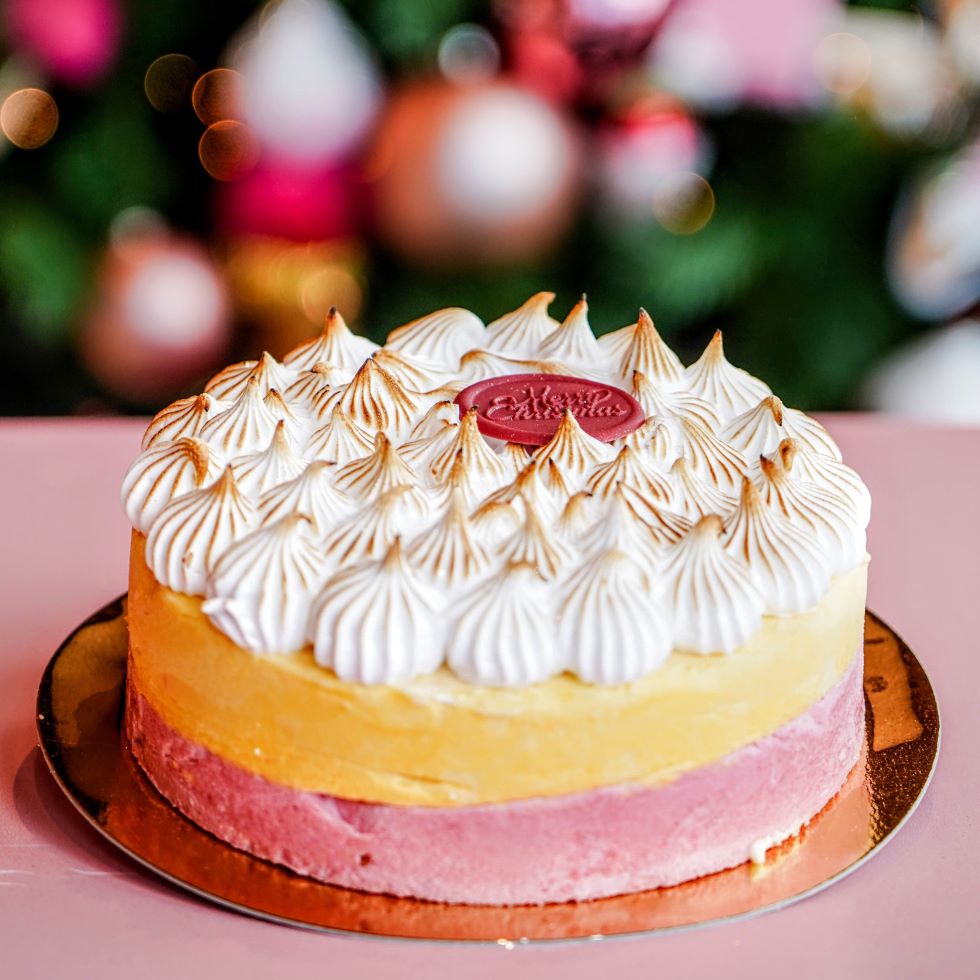 Kerst ijstaart mango - framboos 6 personen