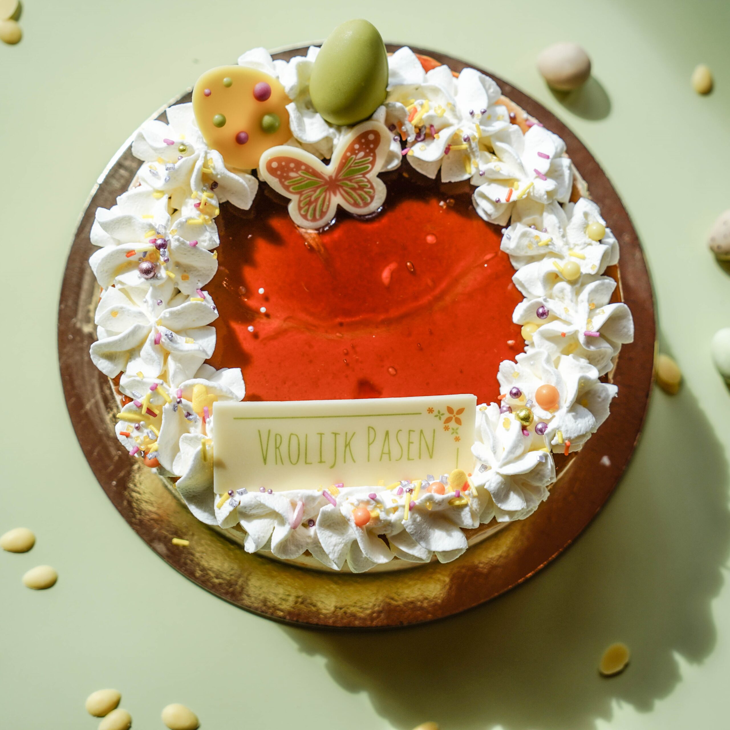 Paasijstaart fleur de toffee – pistache 6 personen