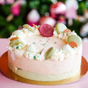 Kerst ijstaart pistache - fleur de toffee