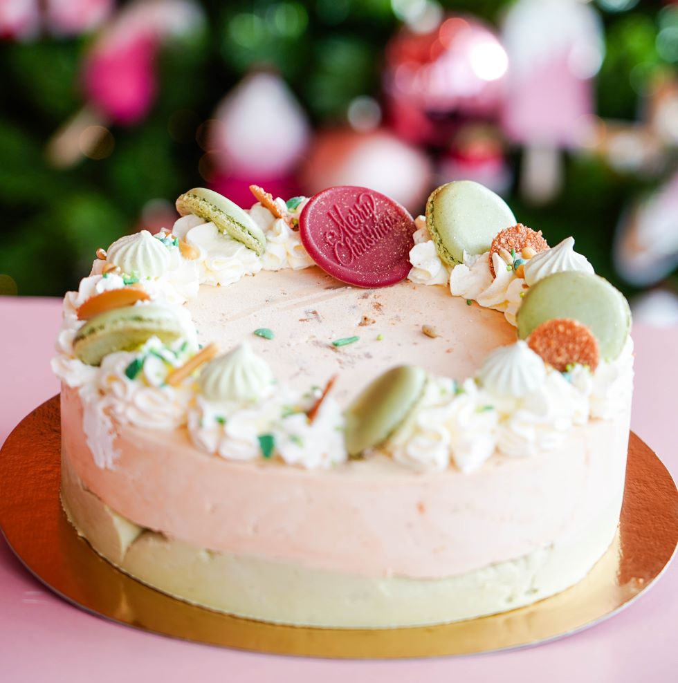 Kerst ijstaart pistache - fleur de toffee