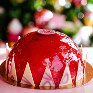 Kerst bombe yoghurt-bosvruchten